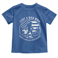 Just a Dad Who Came Back with the Milk Toddler T Shirt Funny Bigfoot Father's Day Sasquatch - Wonder Print Shop