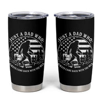 Just a Dad Who Came Back with the Milk Tumbler Cup Funny Bigfoot Father's Day Sasquatch - Wonder Print Shop
