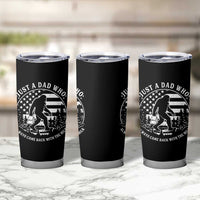 Just a Dad Who Came Back with the Milk Tumbler Cup Funny Bigfoot Father's Day Sasquatch - Wonder Print Shop