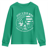 Just a Dad Who Came Back with the Milk Youth Sweatshirt Funny Bigfoot Father's Day Sasquatch - Wonder Print Shop