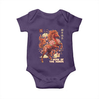 Year of the Horse Chinese New Year Baby Onesie Floral Zodiac Horse Lunar Festival - Wonder Print Shop