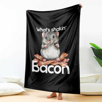 What is Shakin Bacon Funny Mouse Throw Blanket Pun Animal Humor - Wonder Print Shop
