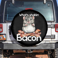What is Shakin Bacon Funny Mouse Spare Tire Cover Pun Animal Humor - Wonder Print Shop