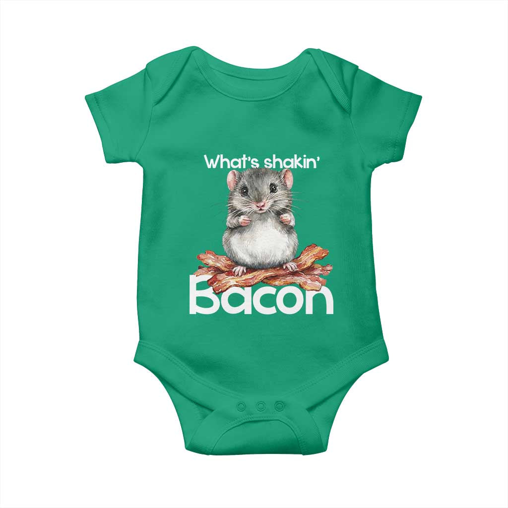 What is Shakin Bacon Funny Mouse Baby Onesie Pun Animal Humor - Wonder Print Shop