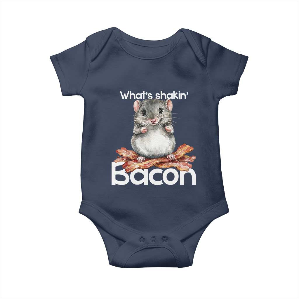 What is Shakin Bacon Funny Mouse Baby Onesie Pun Animal Humor - Wonder Print Shop