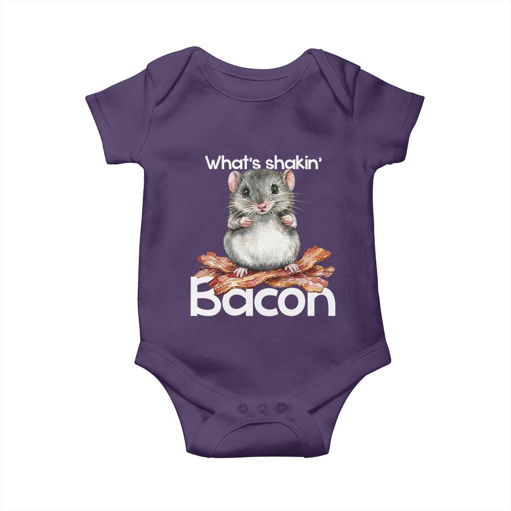 What is Shakin Bacon Funny Mouse Baby Onesie Pun Animal Humor - Wonder Print Shop