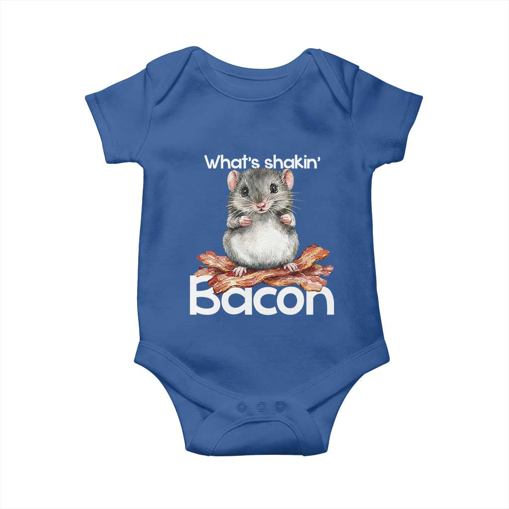 What is Shakin Bacon Funny Mouse Baby Onesie Pun Animal Humor - Wonder Print Shop