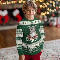 What is Shakin Bacon Funny Mouse Ugly Christmas Sweater Pun Animal Humor - Wonder Print Shop