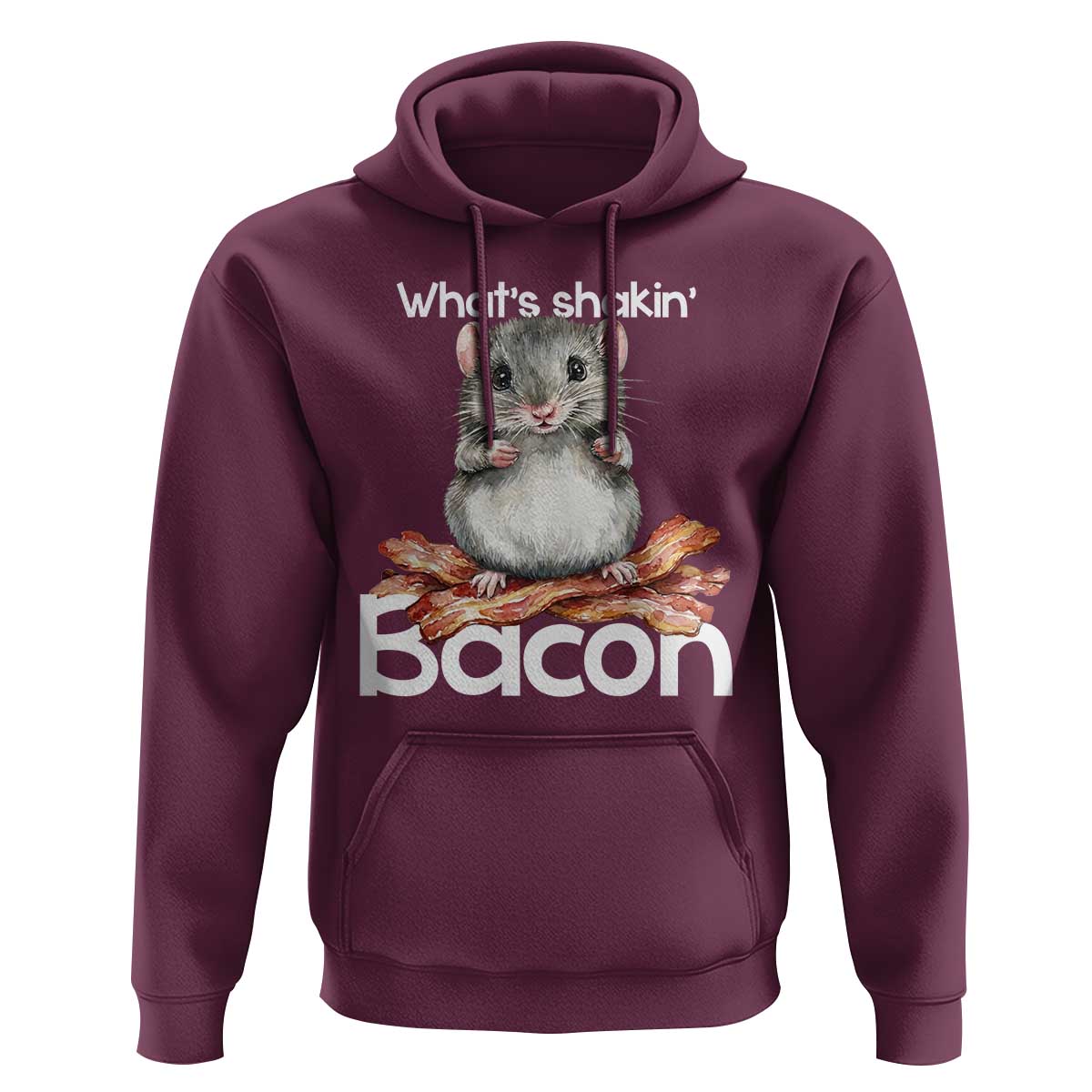 What is Shakin Bacon Funny Mouse Hoodie Pun Animal Humor - Wonder Print Shop