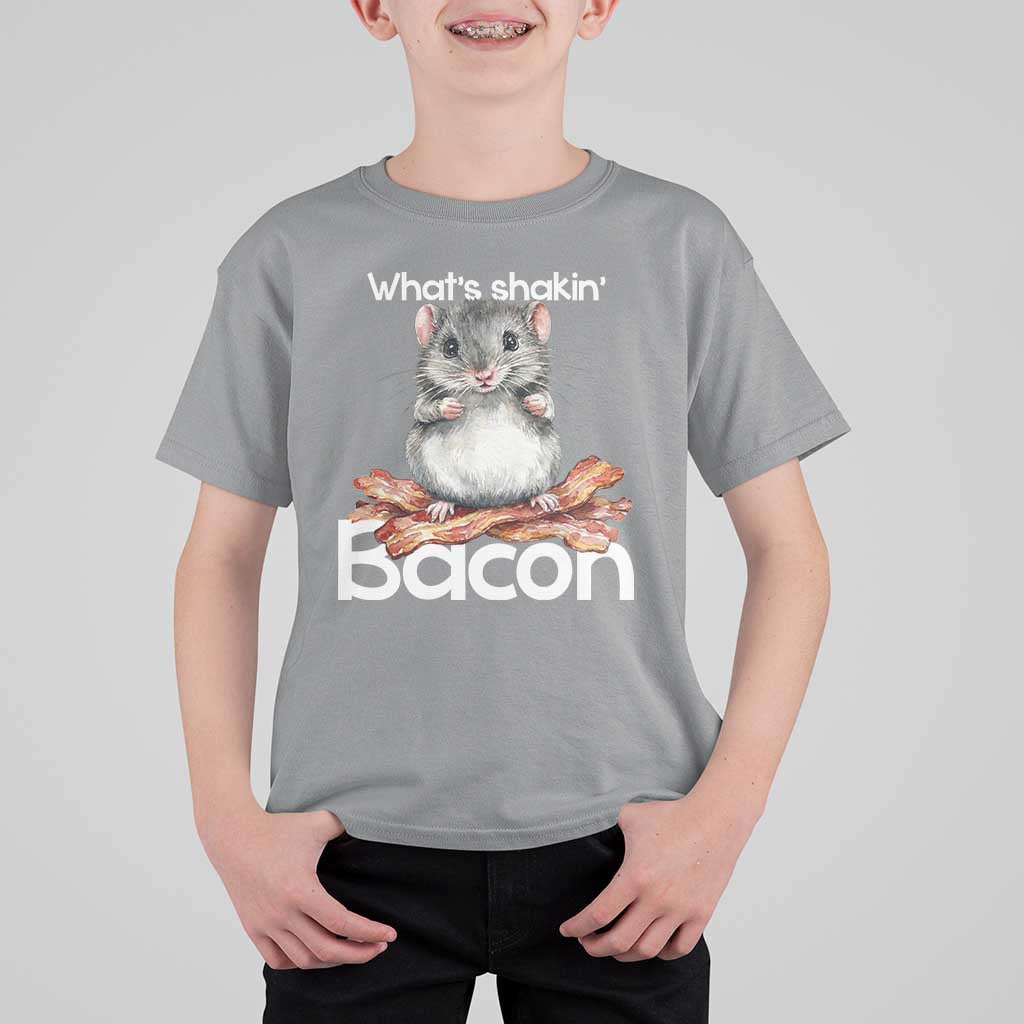 What is Shakin Bacon Funny Mouse T Shirt For Kid Pun Animal Humor - Wonder Print Shop