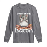What is Shakin Bacon Funny Mouse Long Sleeve Shirt Pun Animal Humor - Wonder Print Shop