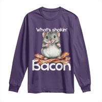 What is Shakin Bacon Funny Mouse Long Sleeve Shirt Pun Animal Humor - Wonder Print Shop