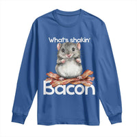 What is Shakin Bacon Funny Mouse Long Sleeve Shirt Pun Animal Humor - Wonder Print Shop