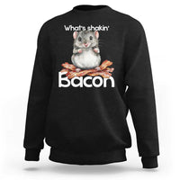 What is Shakin Bacon Funny Mouse Sweatshirt Pun Animal Humor - Wonder Print Shop
