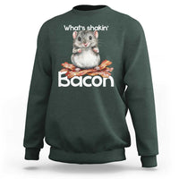 What is Shakin Bacon Funny Mouse Sweatshirt Pun Animal Humor - Wonder Print Shop