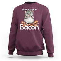 What is Shakin Bacon Funny Mouse Sweatshirt Pun Animal Humor - Wonder Print Shop