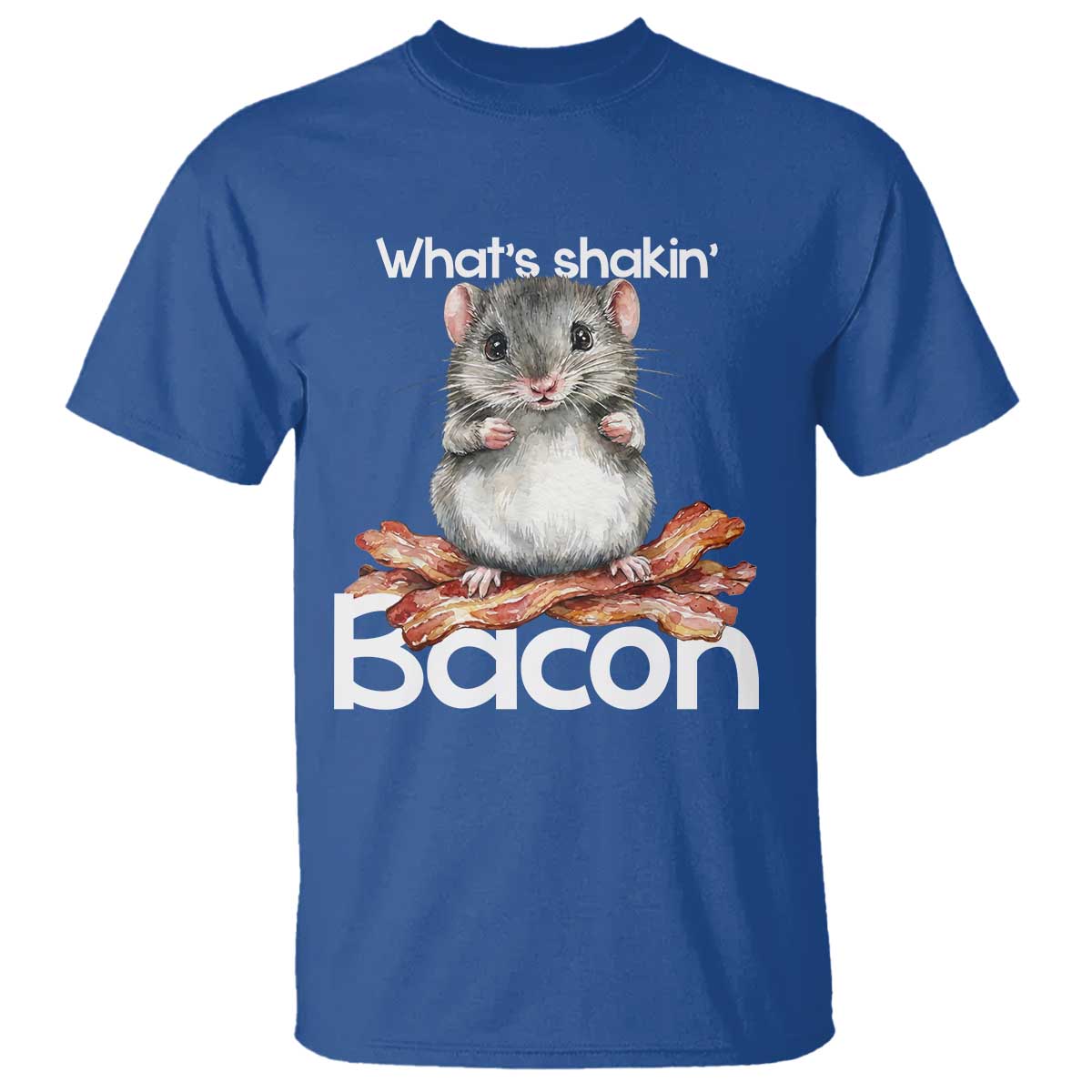 What is Shakin Bacon Funny Mouse T Shirt Pun Animal Humor - Wonder Print Shop