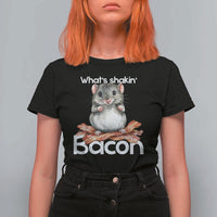 What is Shakin Bacon Funny Mouse T Shirt For Women Pun Animal Humor - Wonder Print Shop