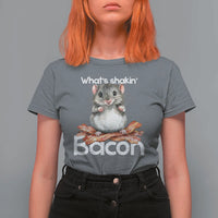 What is Shakin Bacon Funny Mouse T Shirt For Women Pun Animal Humor - Wonder Print Shop