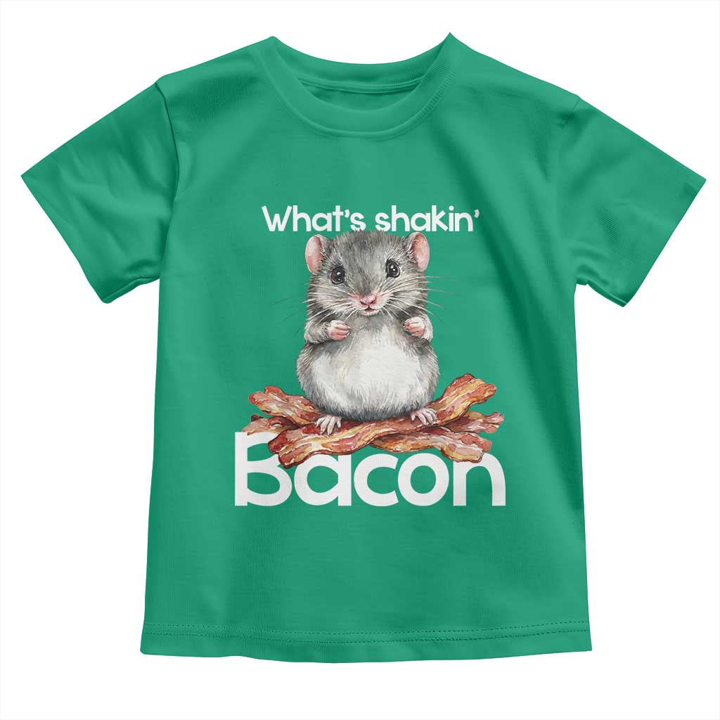 What is Shakin Bacon Funny Mouse Toddler T Shirt Pun Animal Humor - Wonder Print Shop