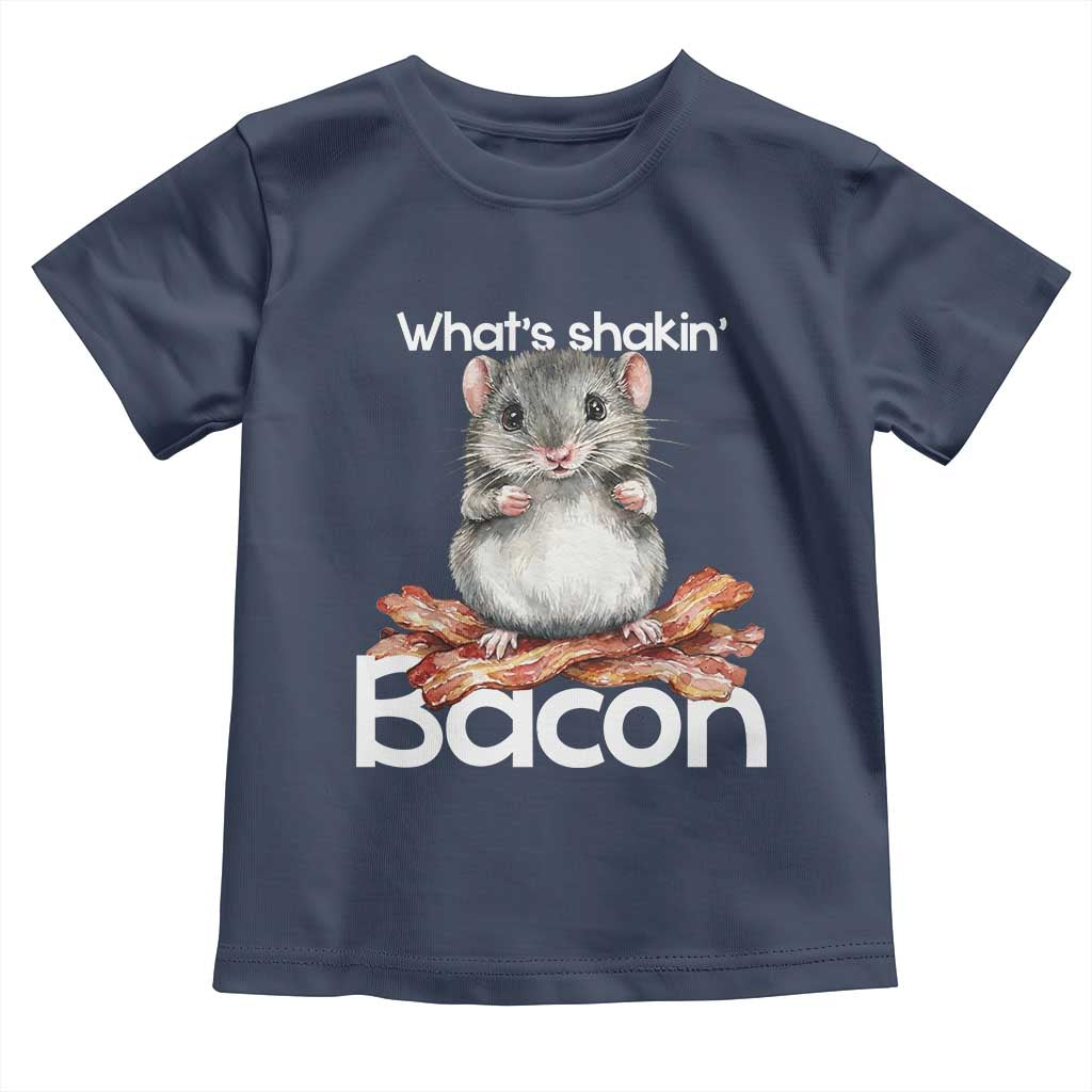 What is Shakin Bacon Funny Mouse Toddler T Shirt Pun Animal Humor - Wonder Print Shop