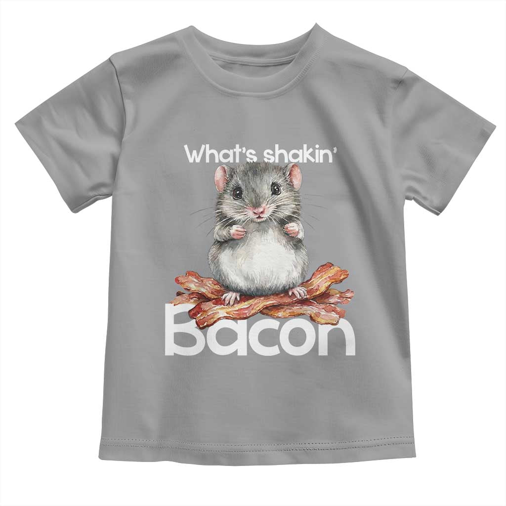 What is Shakin Bacon Funny Mouse Toddler T Shirt Pun Animal Humor - Wonder Print Shop