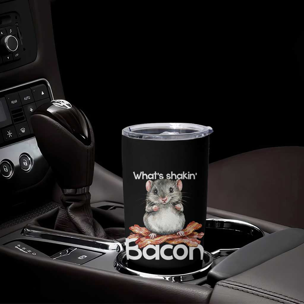 What is Shakin Bacon Funny Mouse Tumbler Cup Pun Animal Humor - Wonder Print Shop