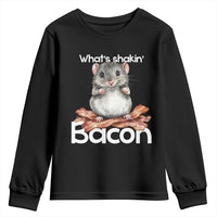 What is Shakin Bacon Funny Mouse Youth Sweatshirt Pun Animal Humor - Wonder Print Shop
