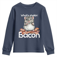 What is Shakin Bacon Funny Mouse Youth Sweatshirt Pun Animal Humor - Wonder Print Shop