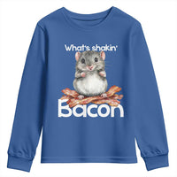 What is Shakin Bacon Funny Mouse Youth Sweatshirt Pun Animal Humor - Wonder Print Shop