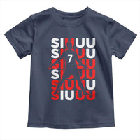 Siuuuu Celebration Number 7 Seven Soccer Fans Toddler T Shirt