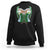 Funny St. Patricks Day Sweatshirt Women Leprechaun Costume - Wonder Print Shop