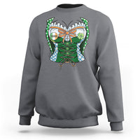 Funny St. Patricks Day Sweatshirt Women Leprechaun Costume - Wonder Print Shop