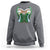 Funny St. Patricks Day Sweatshirt Women Leprechaun Costume - Wonder Print Shop