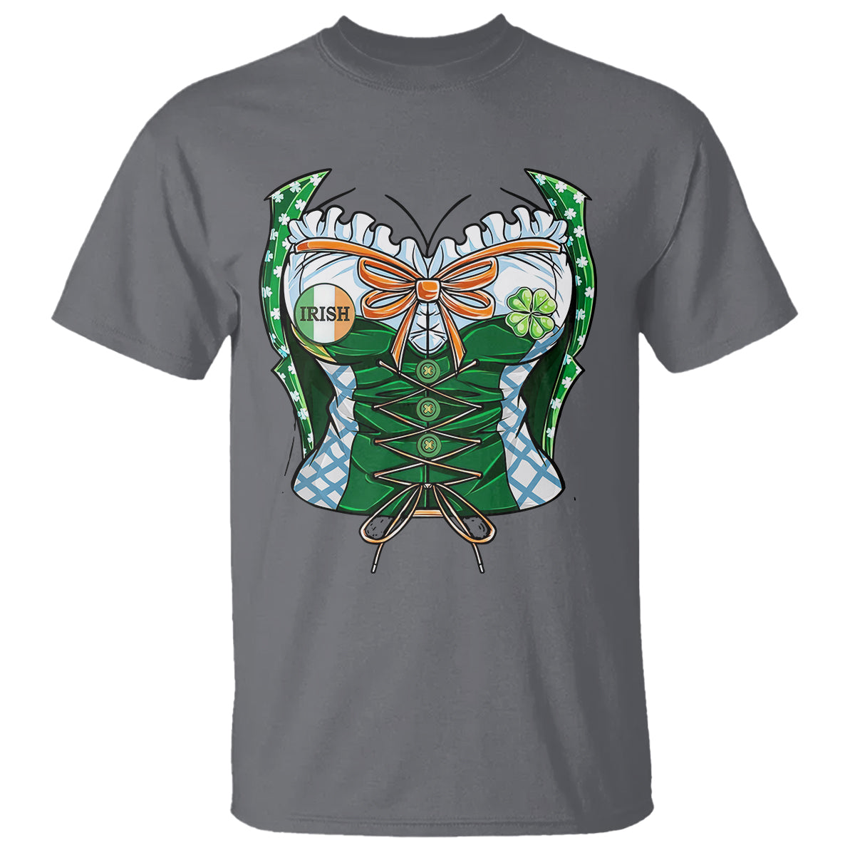Funny St. Patricks Day T Shirt Women Leprechaun Costume - Wonder Print Shop