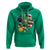 Cute St. Patricks Day Hoodie Dabbing Leperchaun American Flag Shamrock - Wonder Print Shop