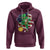 Cute St. Patricks Day Hoodie Dabbing Leperchaun American Flag Shamrock - Wonder Print Shop