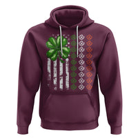 Funny St. Patricks Day Hoodie Shamrock American Flag - Wonder Print Shop