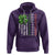 Funny St. Patricks Day Hoodie Shamrock American Flag - Wonder Print Shop