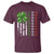 Funny St. Patricks Day T Shirt Shamrock American Flag - Wonder Print Shop