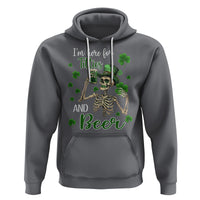 Funny St. Patricks Day Drinking Hoodie I'm Here For Titties And Beer - Wonder Print Shop