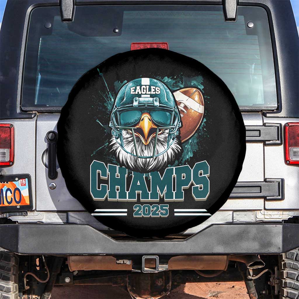 Celebrated Eagles Spare Tire Cover Championship 2025 Retro