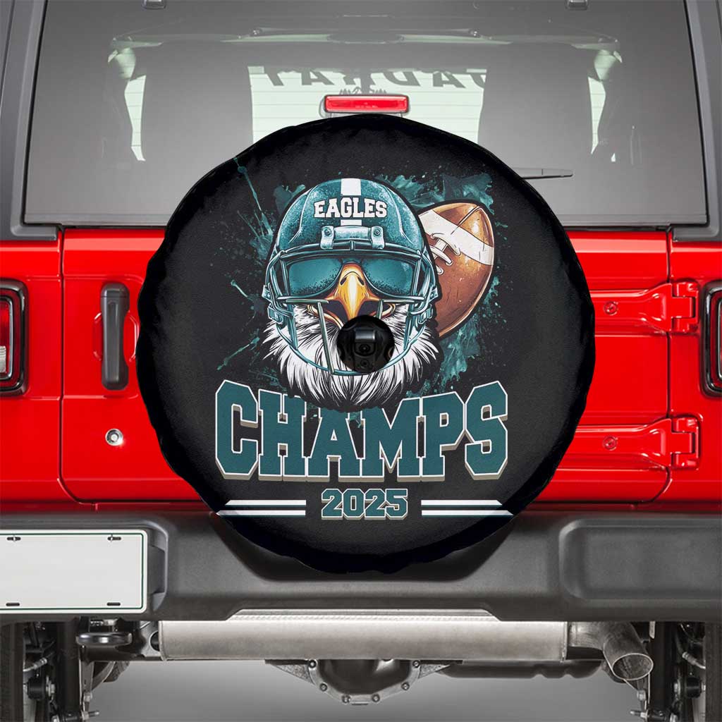 Celebrated Eagles Spare Tire Cover Championship 2025 Retro