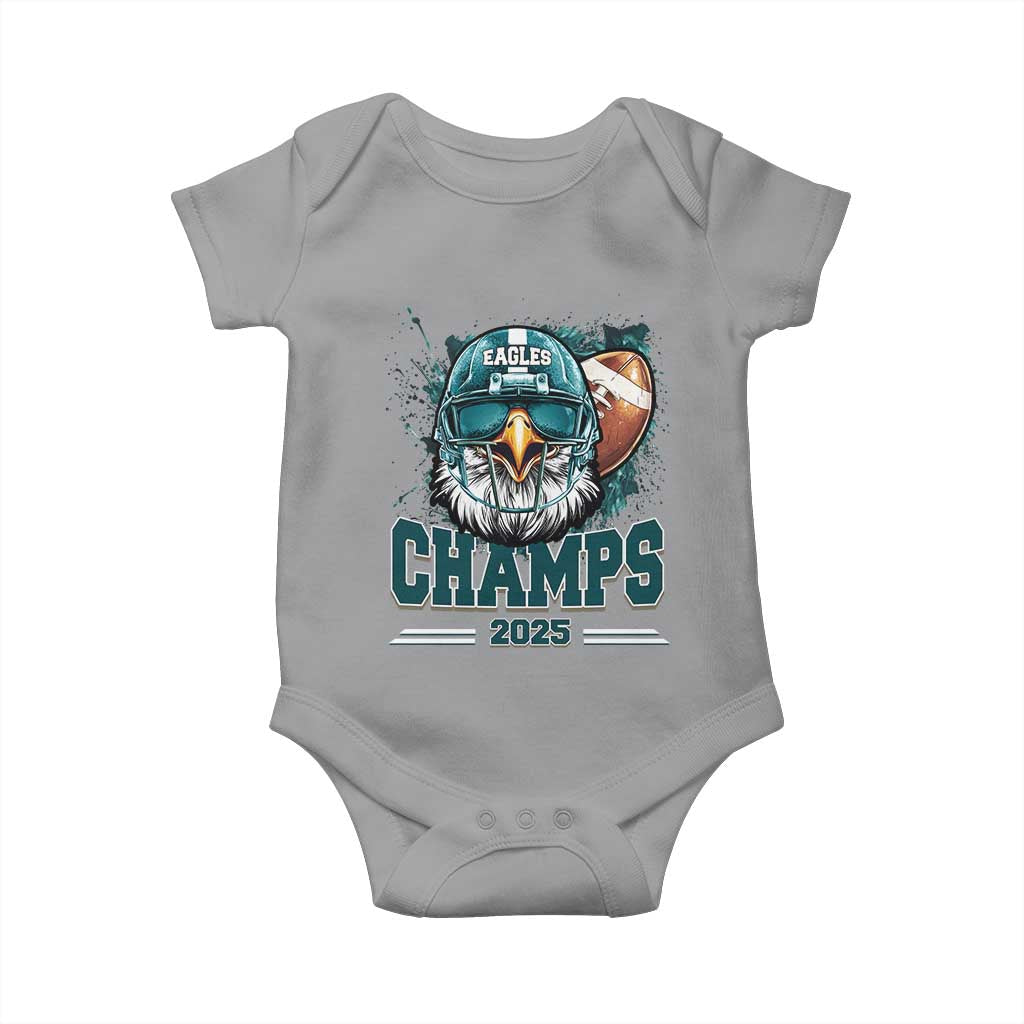 Celebrated Eagles Baby Onesie Championship 2025 Retro