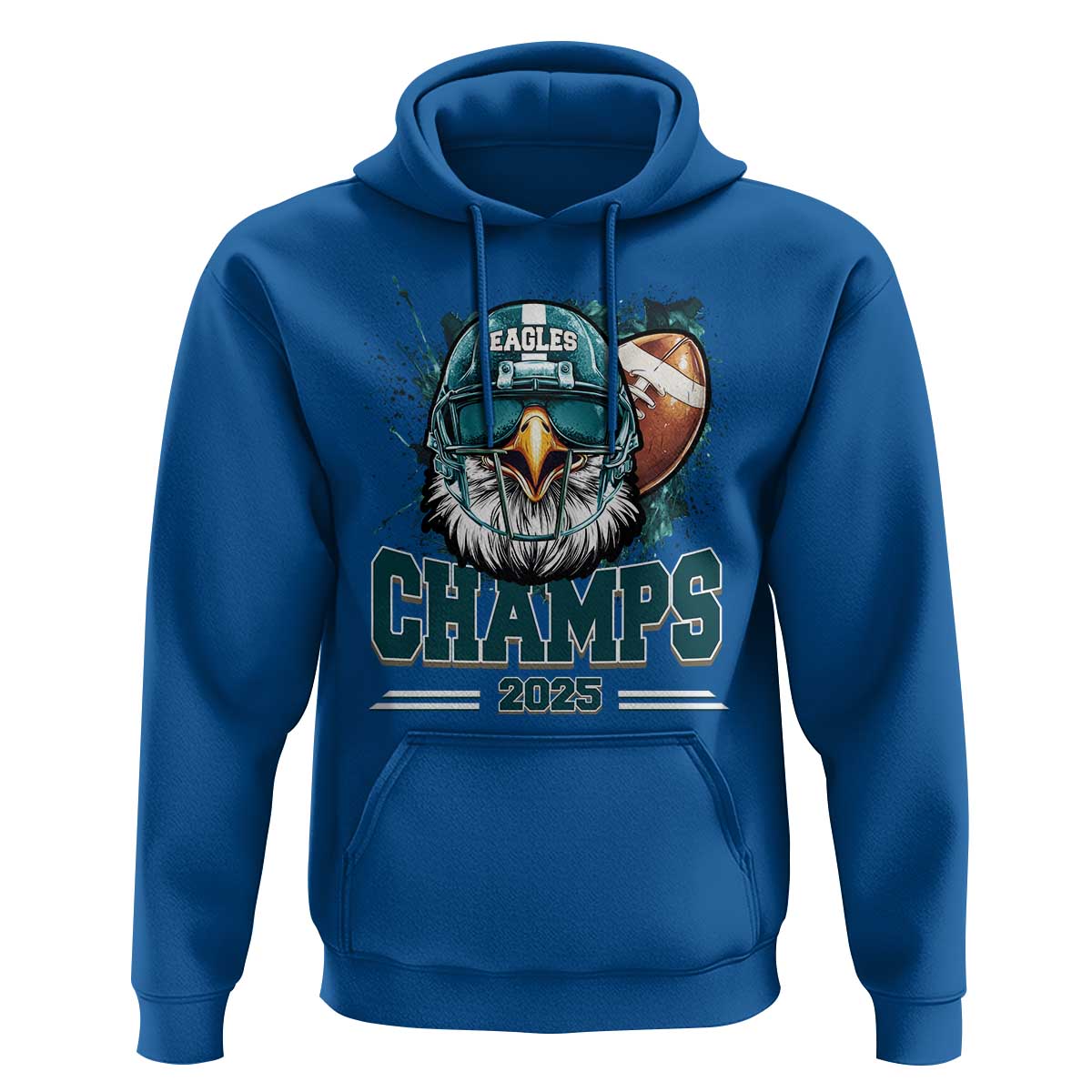 Celebrated Eagles Hoodie Championship 2025 Retro