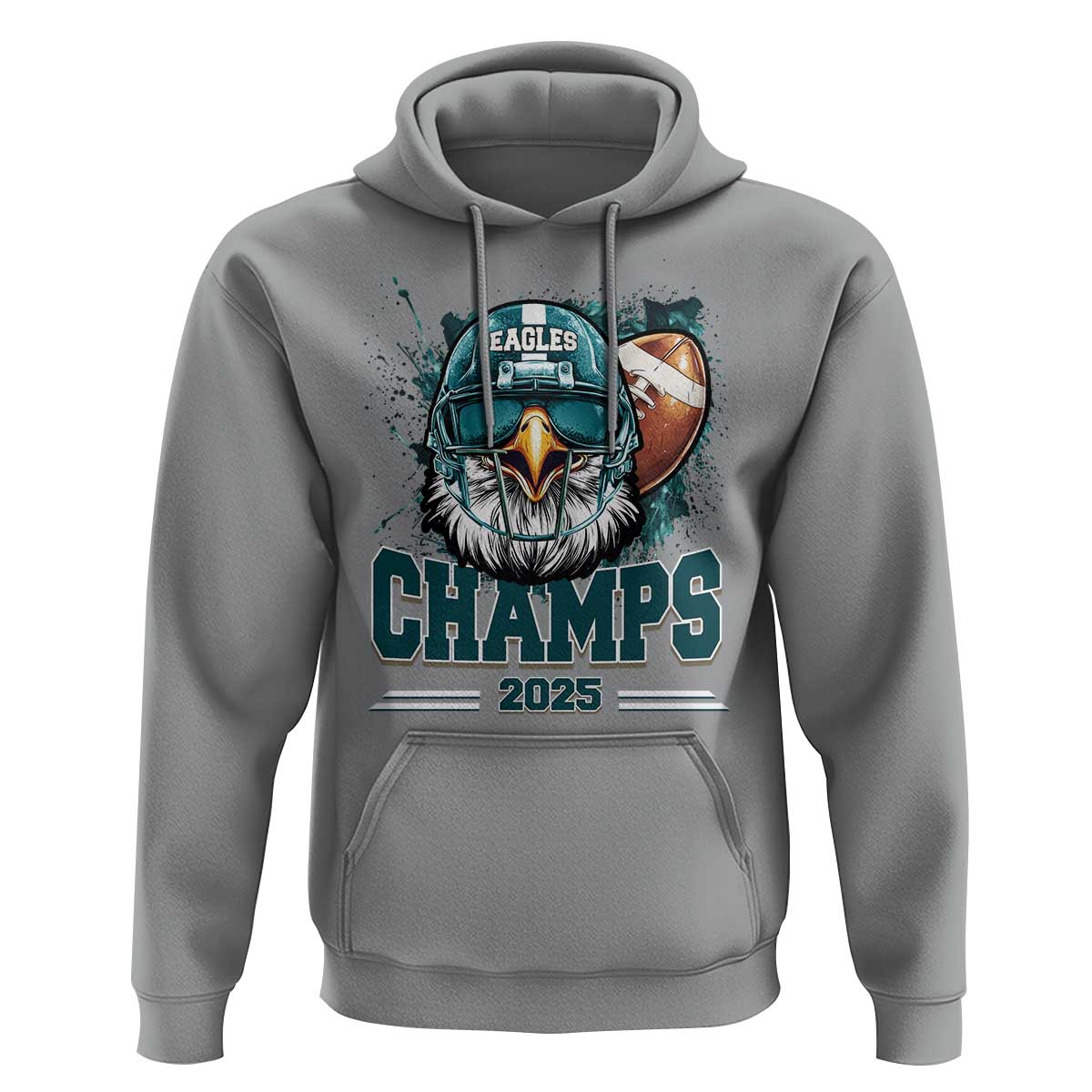 Celebrated Eagles Hoodie Championship 2025 Retro