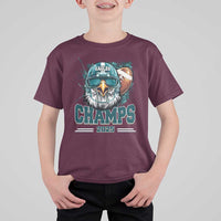 Celebrated Eagles T Shirt For Kid Championship 2025 Retro