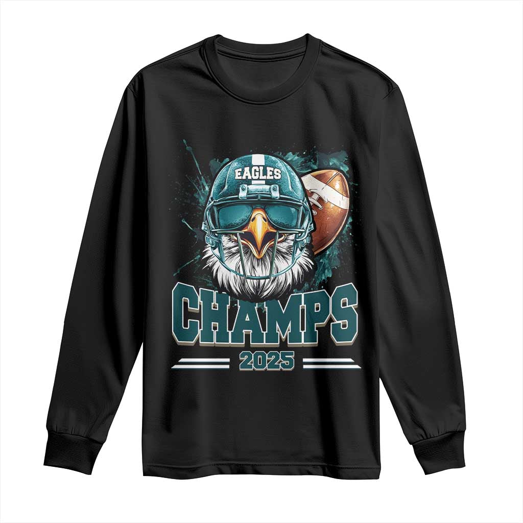 Celebrated Eagles Long Sleeve Shirt Championship 2025 Retro