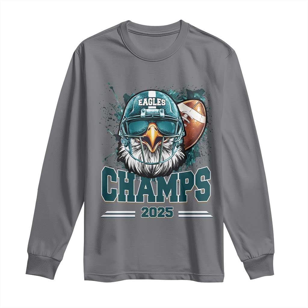 Celebrated Eagles Long Sleeve Shirt Championship 2025 Retro