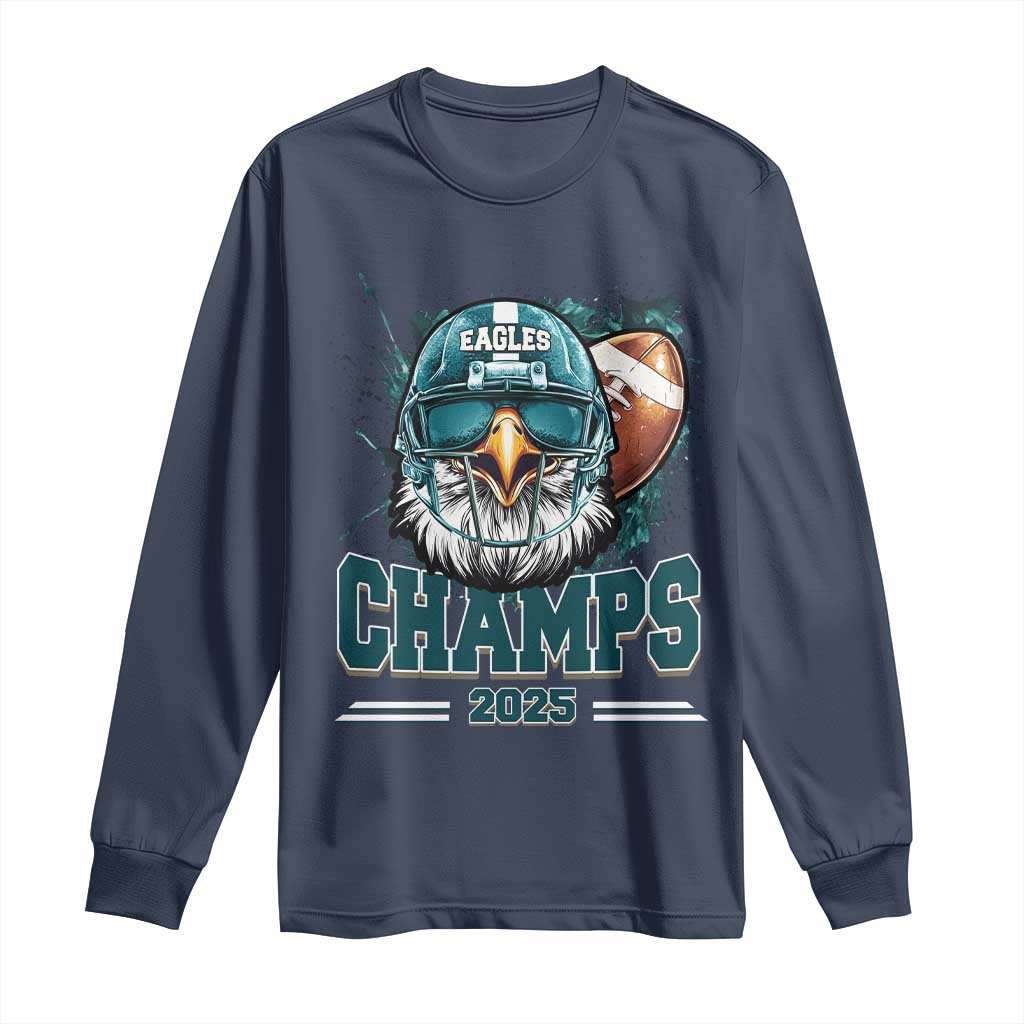 Celebrated Eagles Long Sleeve Shirt Championship 2025 Retro